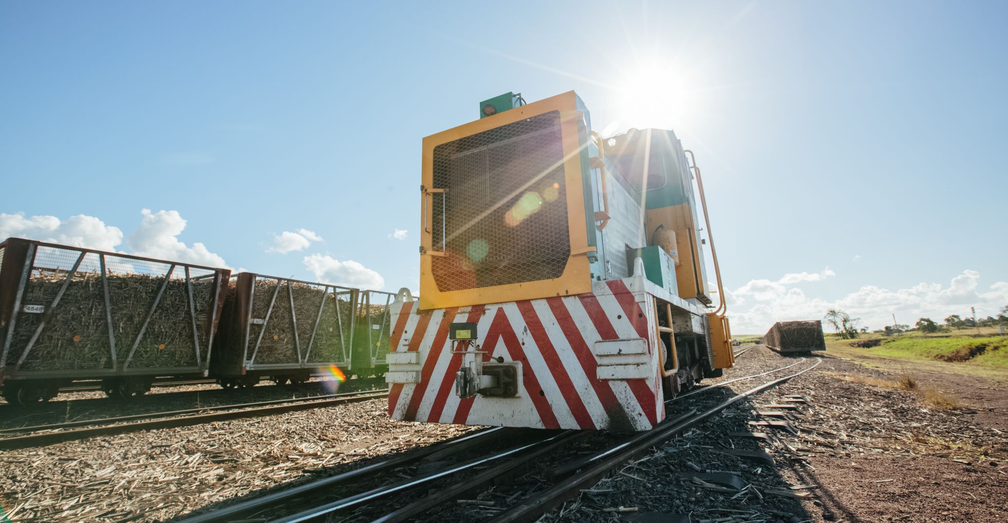 Cane train in the Cairns State Development Area