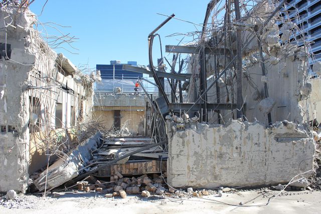 Demolition of the Executive Building.