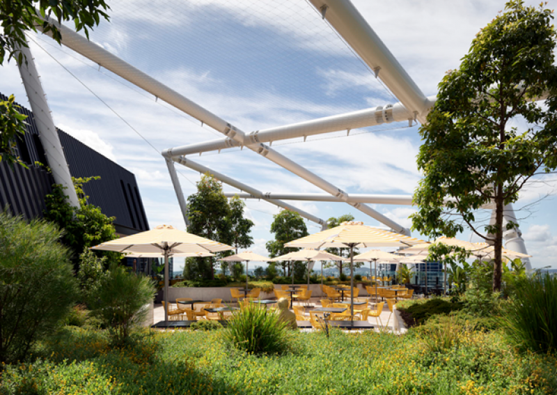 Jubilee Place rooftop, Bowen Hills – image courtesy of JGL Properties 